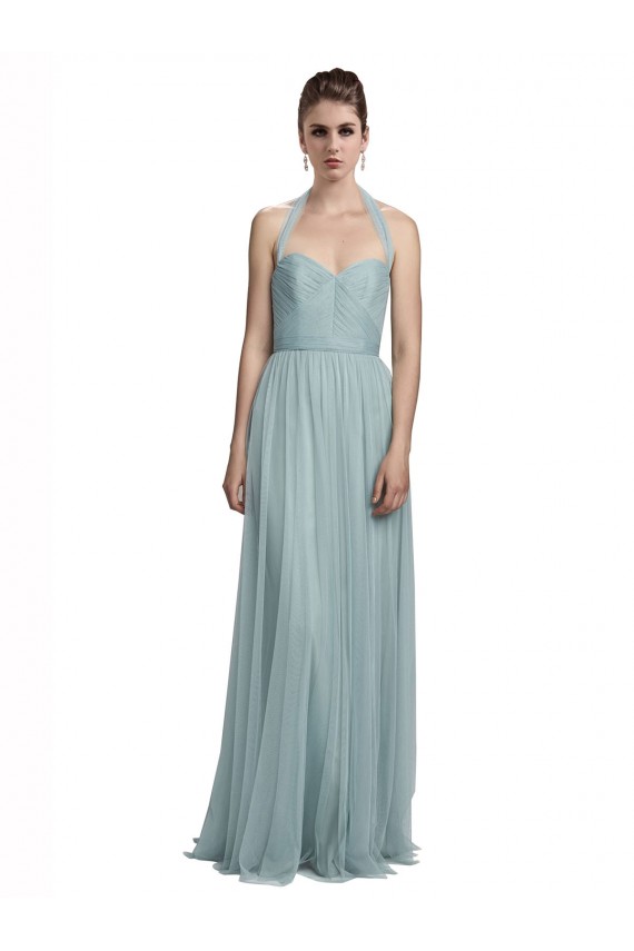 Sleeveless Halter Neck A-Line Tulle Bridal Party Dress / Evening Dress Worcester