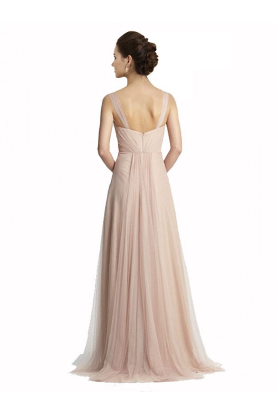 Sleeveless Square Neck A-Line Tulle Bridesmaid Evening Dress Worcester