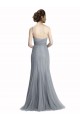 Sleeveless One Shoulder Mermaid Tulle Bridesmaid Dress Worcester