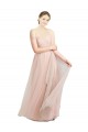 Pink Sleeveless Sweetheart A-Line Tulle Bridesmaid Dress / Evening Dress Worcester