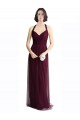 Open Back Sleeveless Halter Neck A-Line Tulle Bridesmaid Dress / Evening Dress Worcester