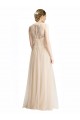 Sleeveless Bateau Neck A-Line Tulle & Lace Bridesmaid Dress Worcester
