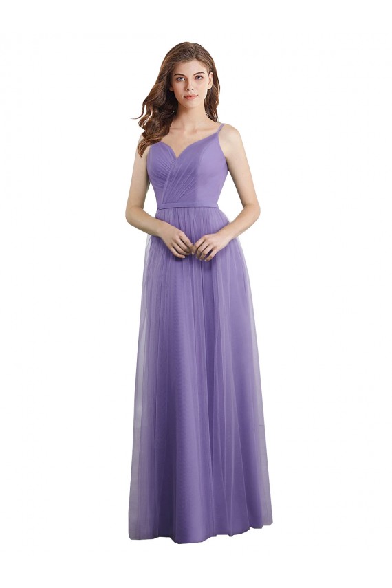 V-Back Sleeveless Sweetheart A-Line Tulle Formal Dress / Bridesmaid Dress Worcester