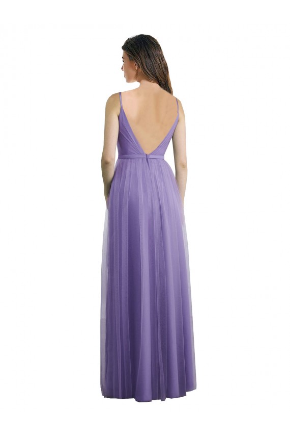 V-Back Sleeveless Sweetheart A-Line Tulle Formal Dress / Bridesmaid Dress Worcester