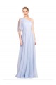 Flutter Sleeves One Shoulder A-Line Tulle Bridesmaid Dress Worcester