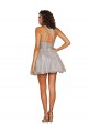 Criss Cross Open Back Sleeveless Halter Neck A-Line Tulle Bridesmaid Dress Worcester
