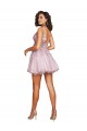 V-Back Sleeveless V-Neck A-Line Tulle Bridesmaid Dress Worcester