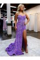 Lavender Sleeveless Sweetheart A-Line Velvet Sequin Homecoming Dress Worcester