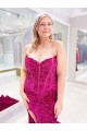 Sleeveless Sweetheart Sheath Velvet Sequin Evening Dress Worcester
