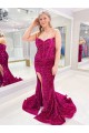 Sleeveless Sweetheart Sheath Velvet Sequin Evening Dress Worcester