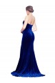 Low Back Sleeveless Sweetheart Mermaid Stretch Velvet Formal Evening Gown / Prom Dress / Bridesmaid Dress Worcester