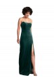 Low Back Sleeveless Strapless Sheath Stretch Velvet Black Tie Evening Gown / Prom Dress / Bridesmaid Dress Worcester